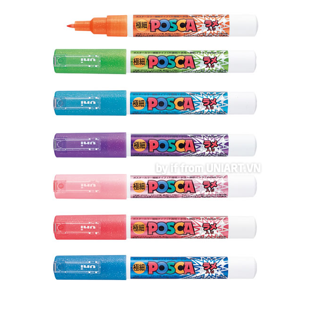  Bút vẽ màu nhũ Posca PC1ML7C LAME 