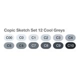  Copic Ink Cool Gray ( CG ) series 