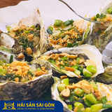 hàu nướng  mỡ hành