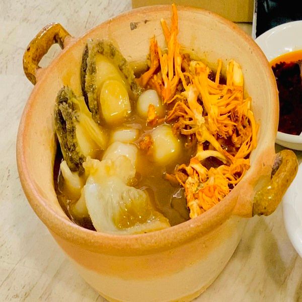  Soup bào ngư đông trùng (490k/phần) 