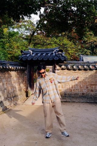  ÁO SƠ MI 1292 KẺ VÀNG 