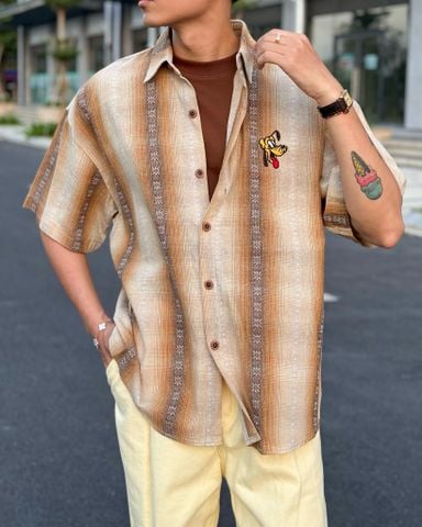  ÁO SƠ MI 5139 NÂU 