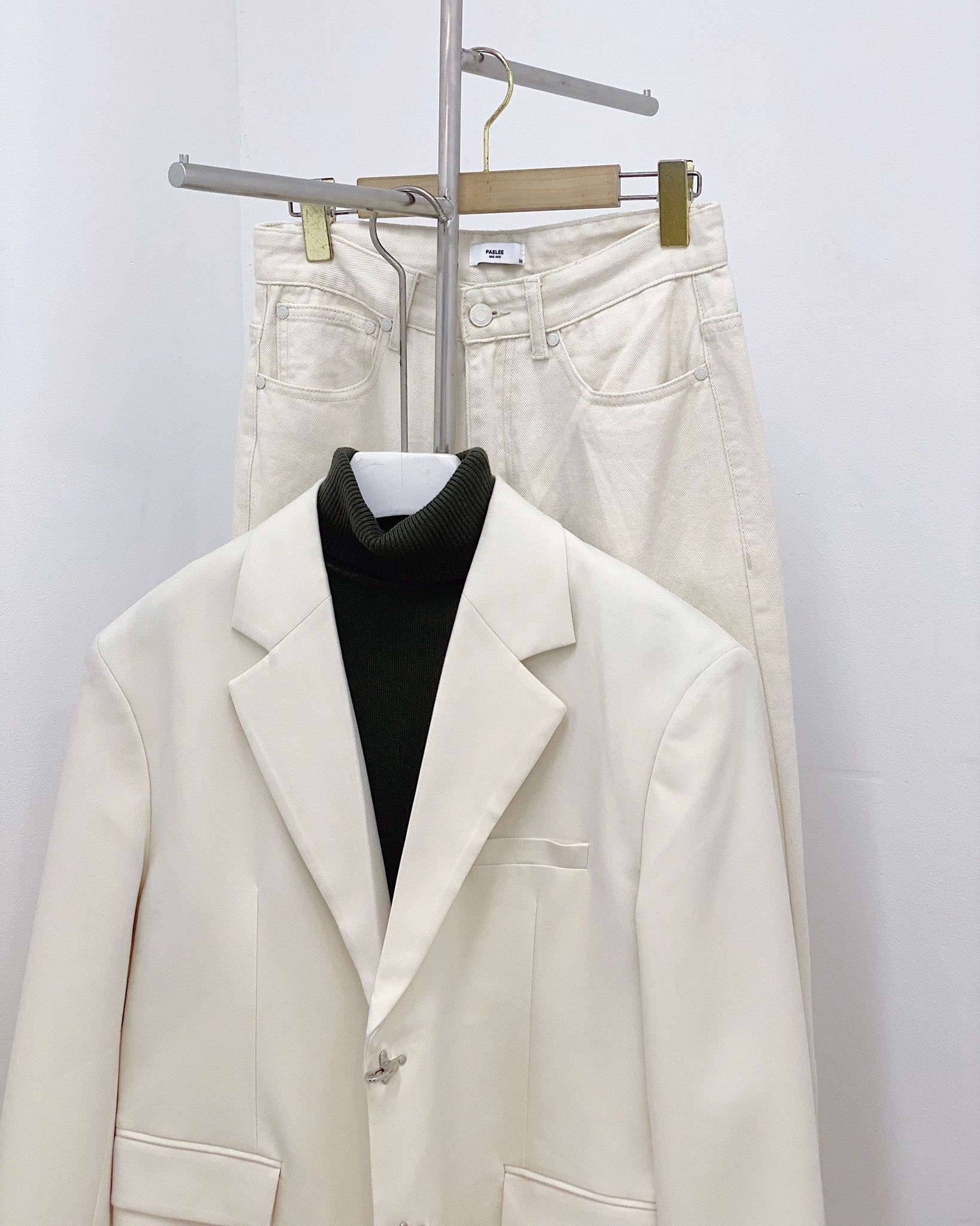  ÁO 832 XANH RÊU HIGHNECK SWEATER 