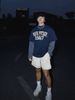  ÁO SWEATSHIRT 128 XANH TÍM THAN 