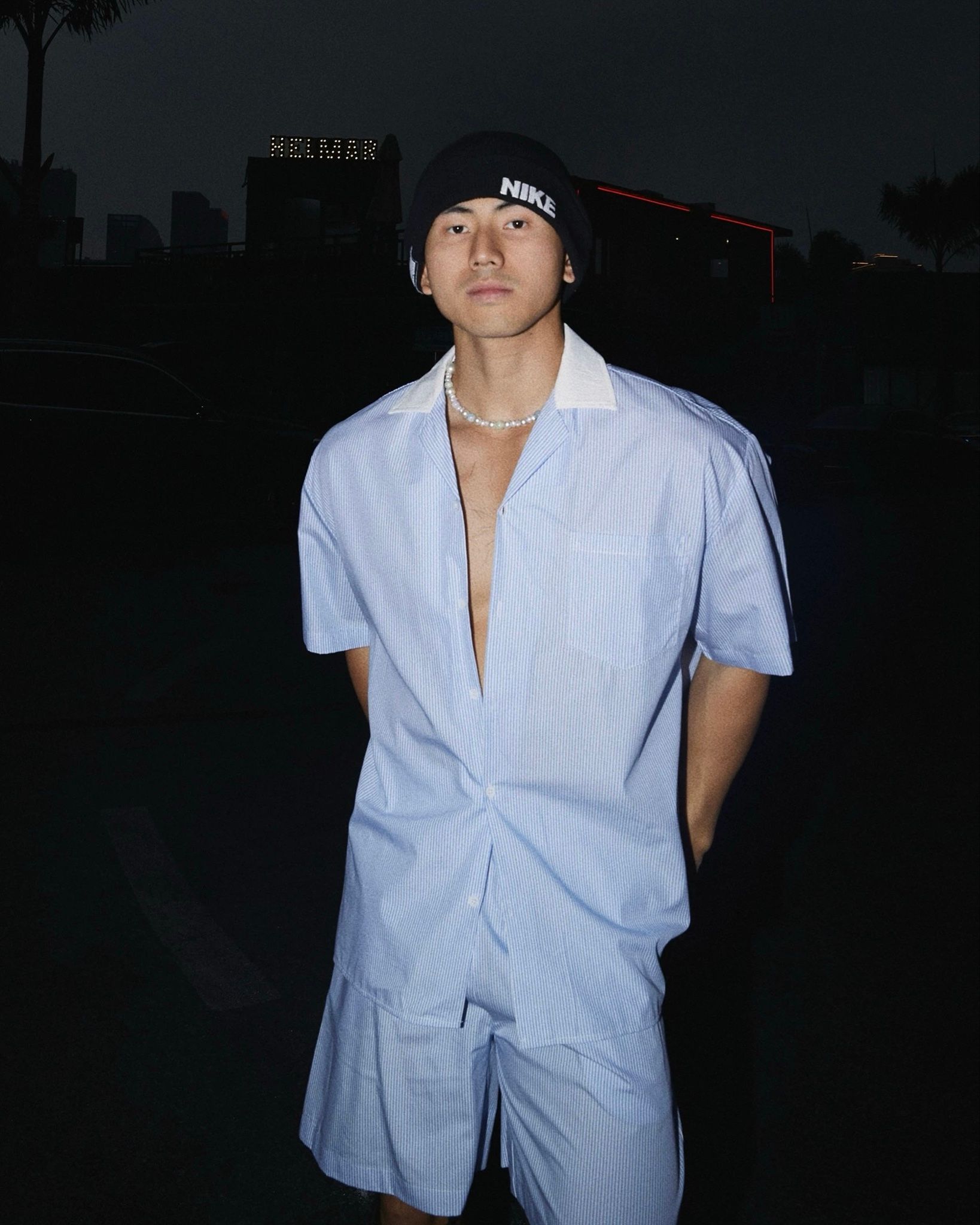  SHORT 2566 SỌC XANH 