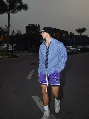  SHIRT 246042 BLUE 