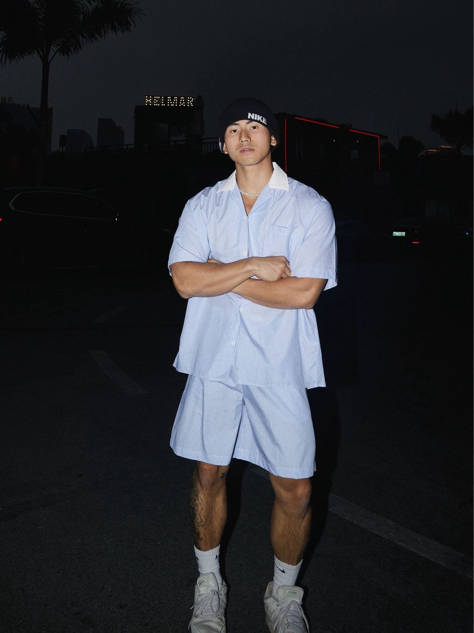  SHORT 2566 SỌC XANH 