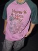  T-SHIRT 087 PINK GREEN 