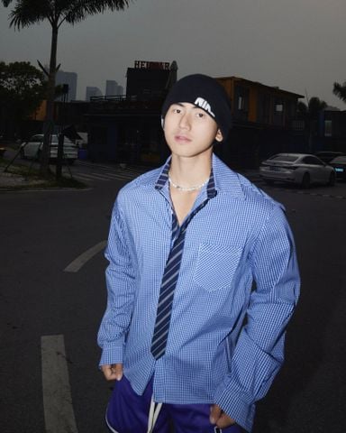  SHIRT 246042 BLUE 