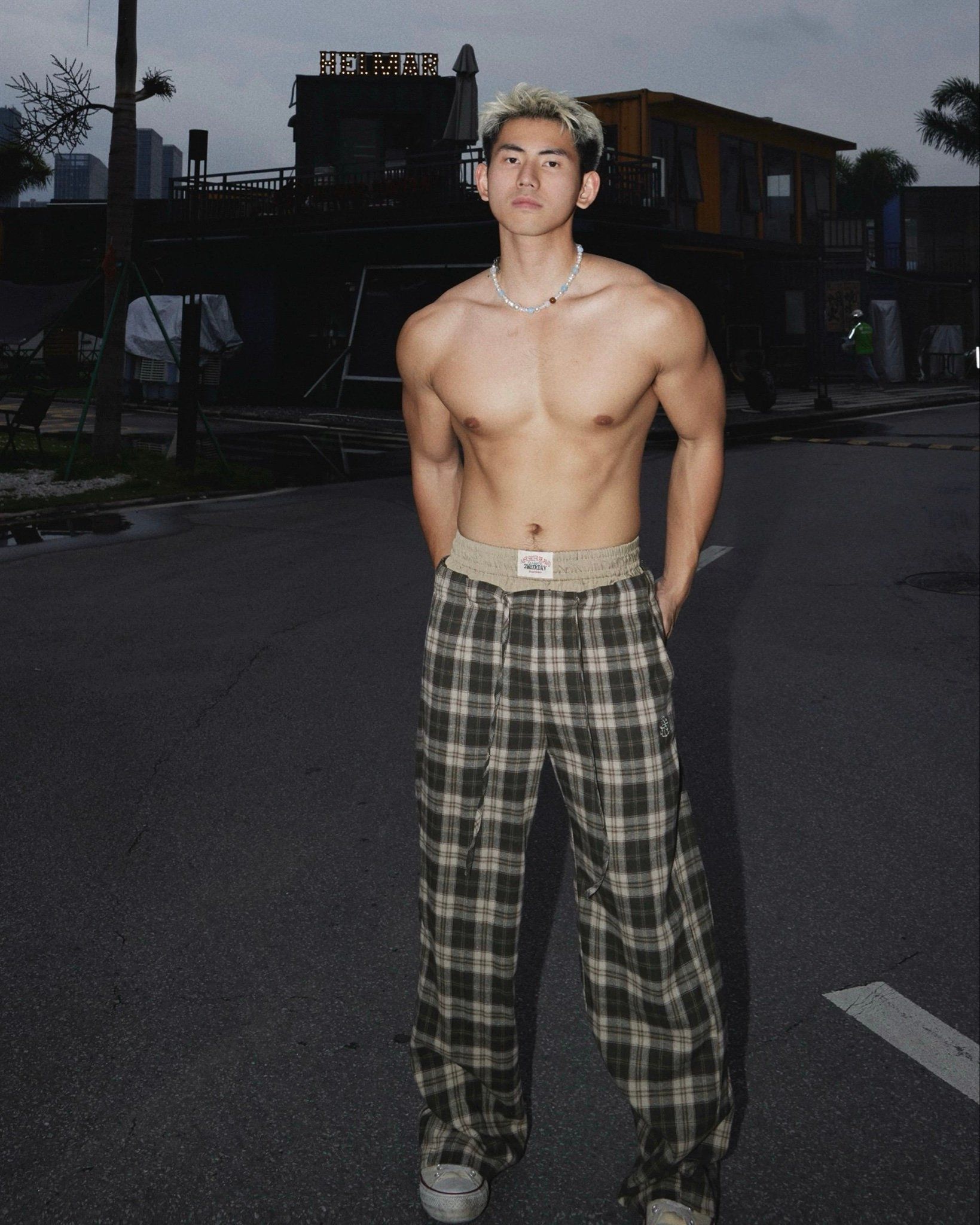  SWEATPANT 7060 BROWN - GREEN 
