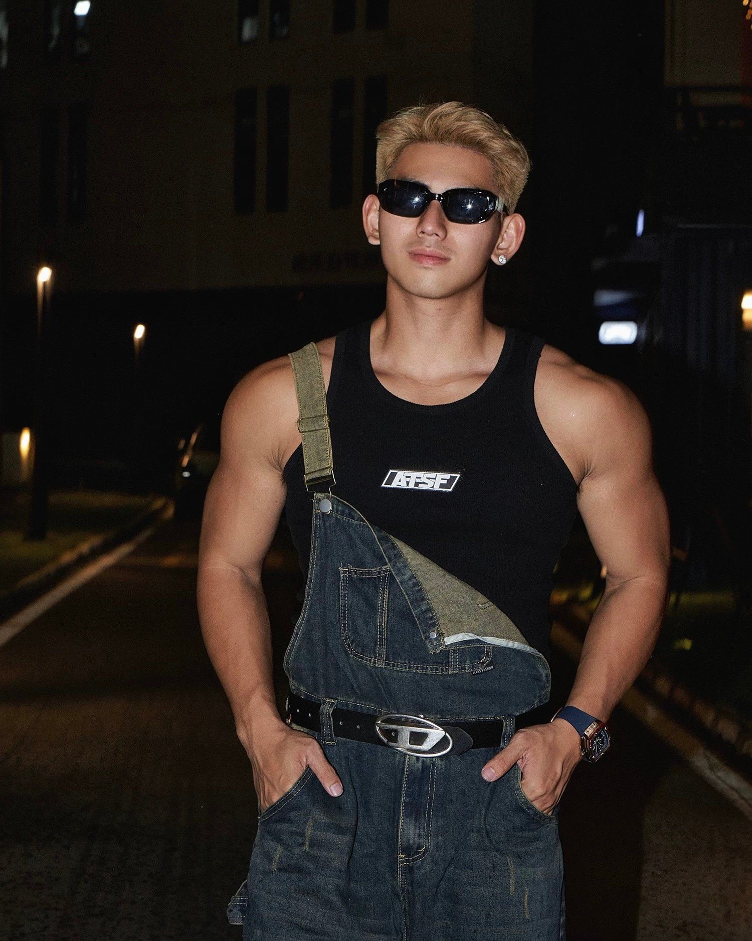  ÁO TANK TOP AT37 ĐEN 