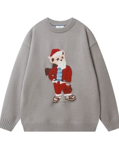  ÁO SWEATER 4891 XÁM 