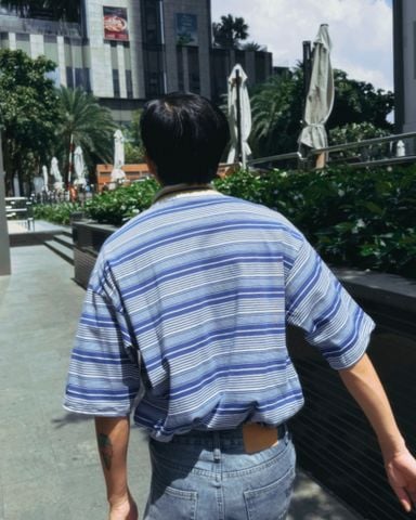  ÁO POLO 060 KẺ XANH 