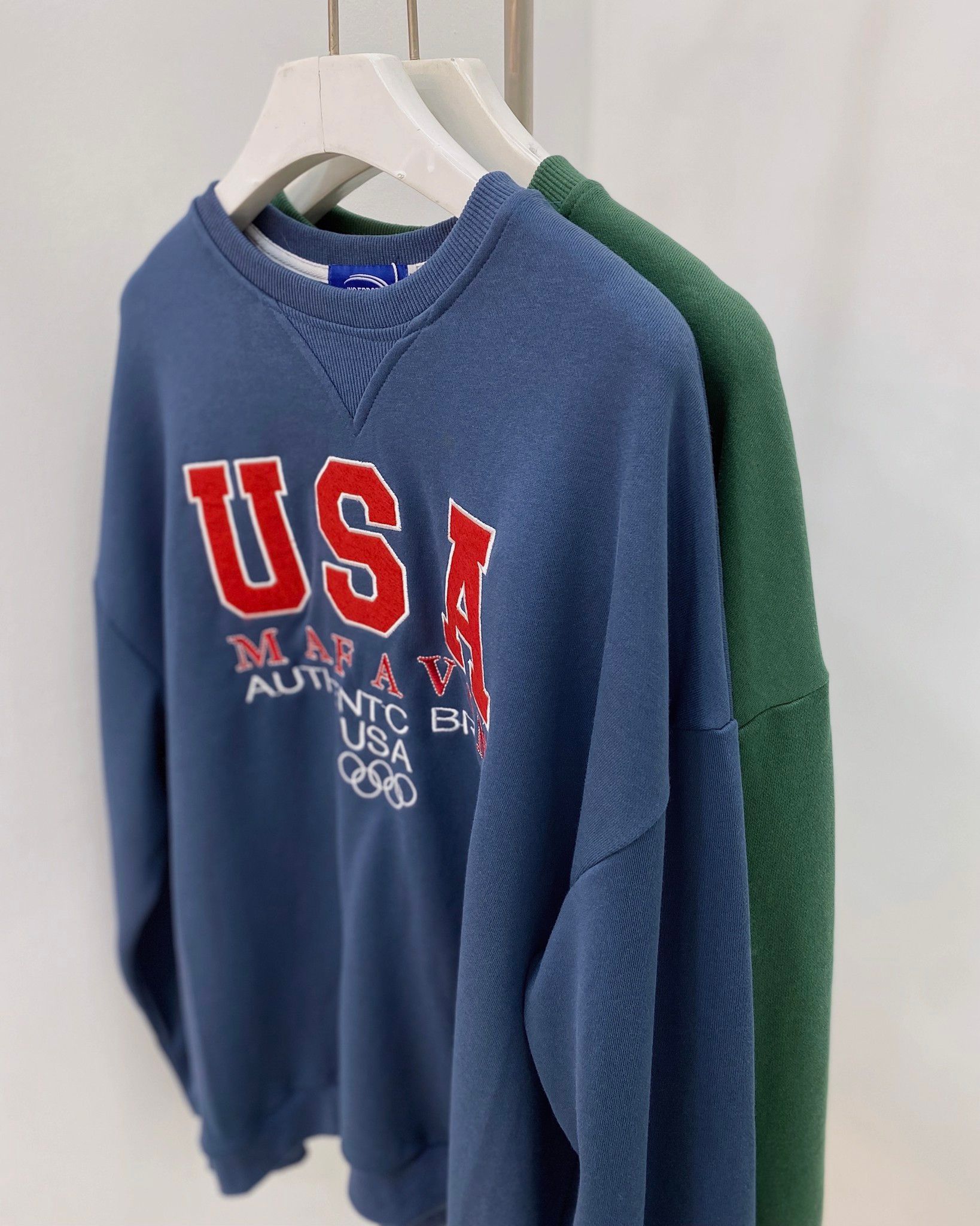  ÁO SWEATSHIRT 1802 XANH DƯƠNG 