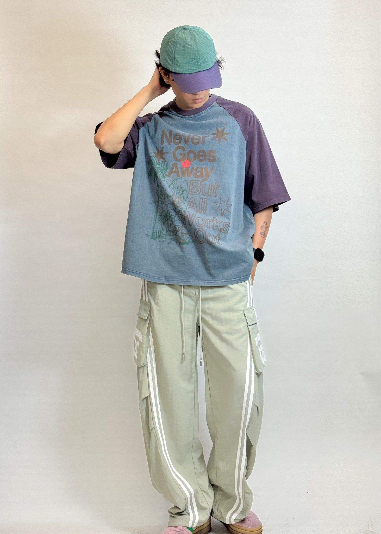  T-SHIRT 087 BLUE PURPLE 