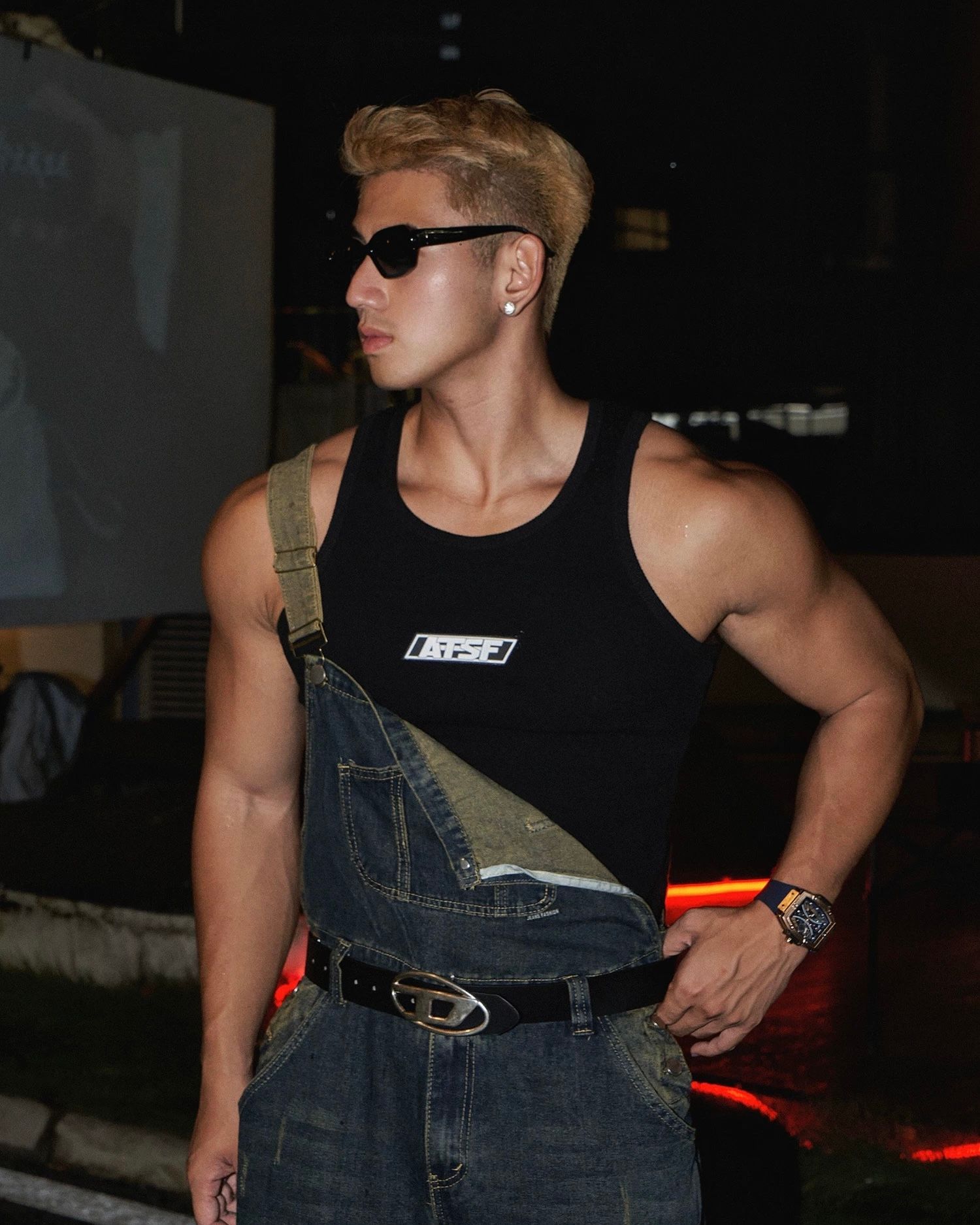  ÁO TANK TOP AT37 ĐEN 