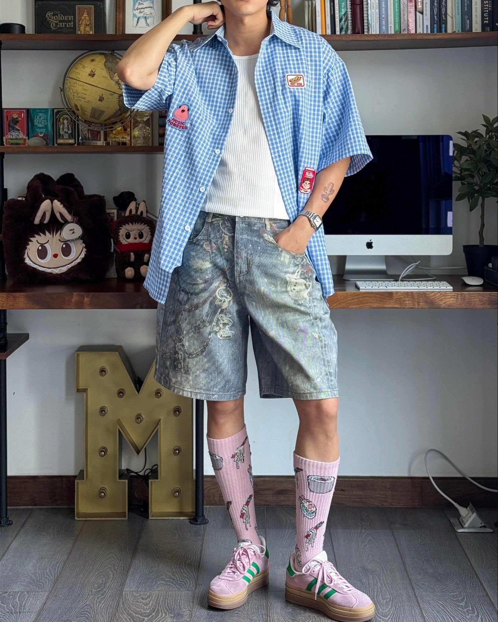  SHIRT 186 BLUE 