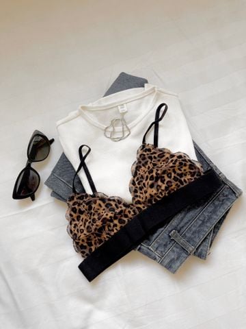  Áo Ren Leopard Lưng Thun 