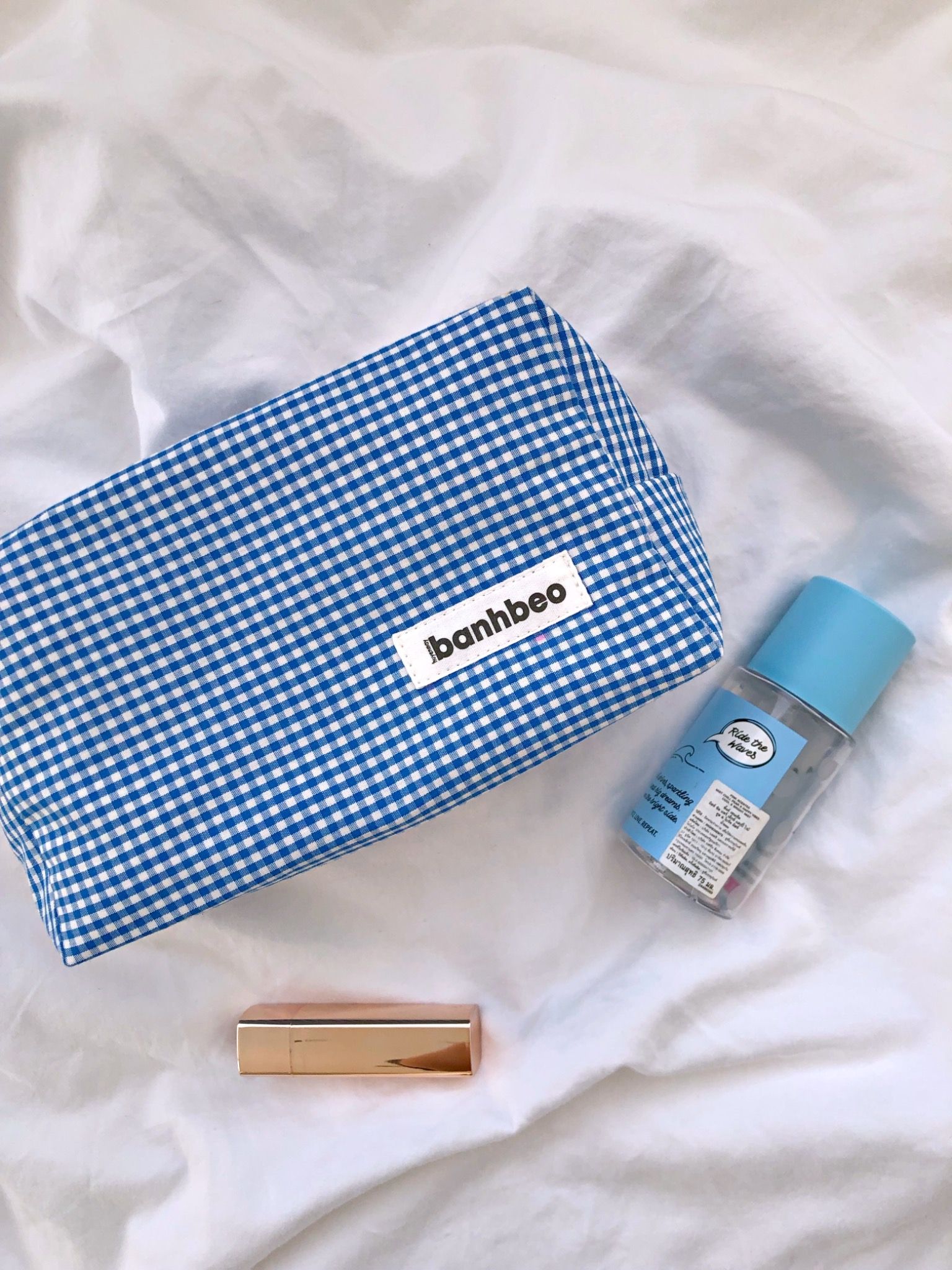 Túi Đựng Lum La - Caro Xanh