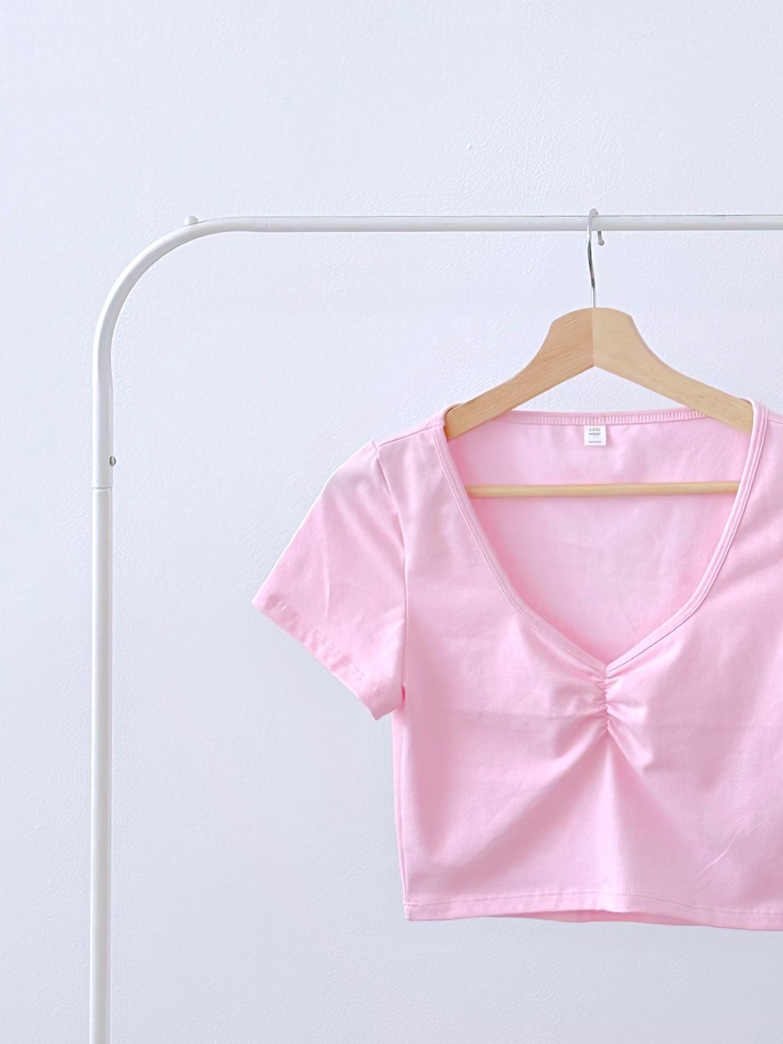 Áo Doll Tee - Hồng Pastel