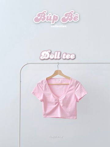  Áo Doll Tee - Hồng Pastel 