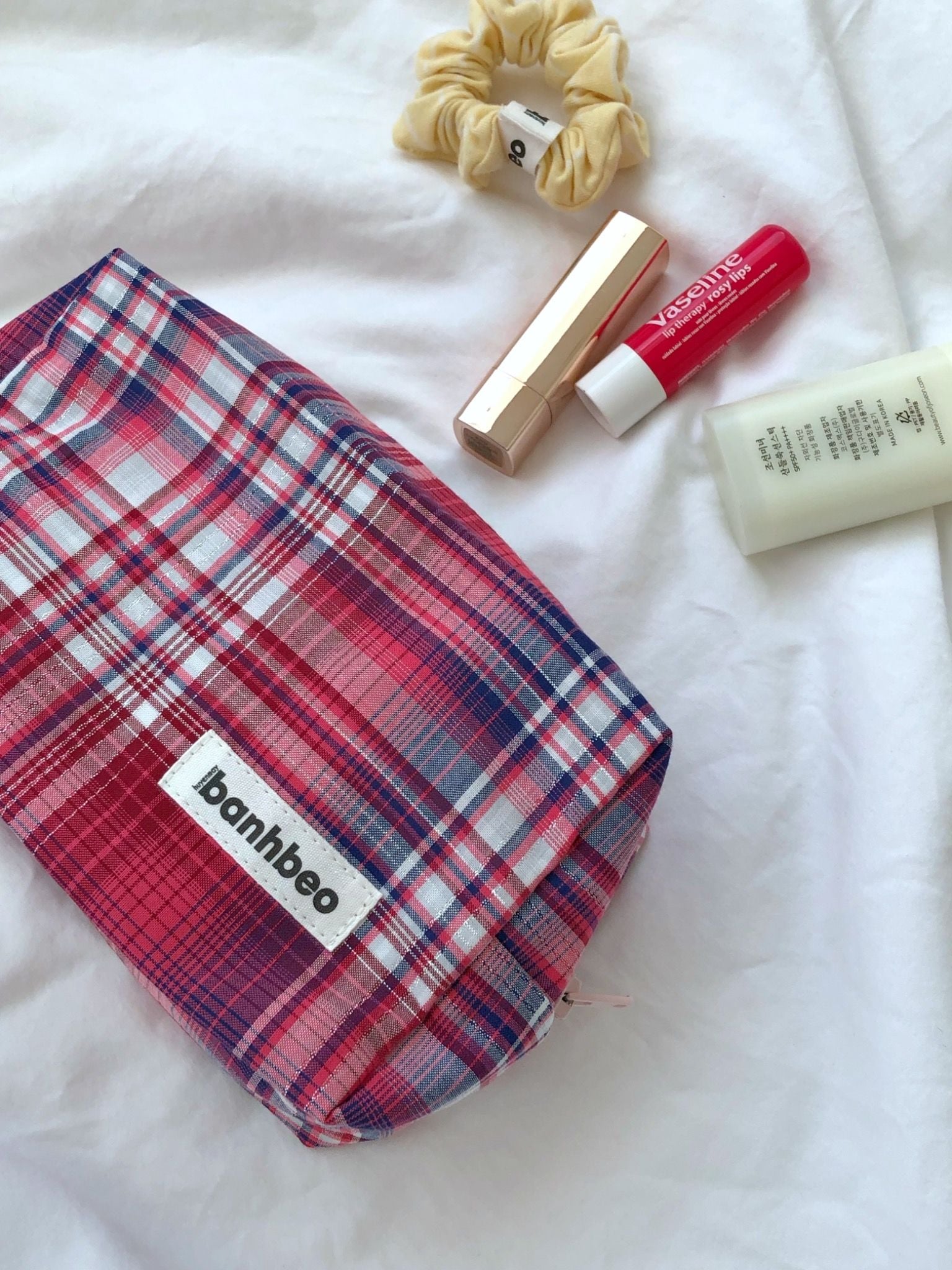 Túi Đựng Lum La - Caro Đỏ