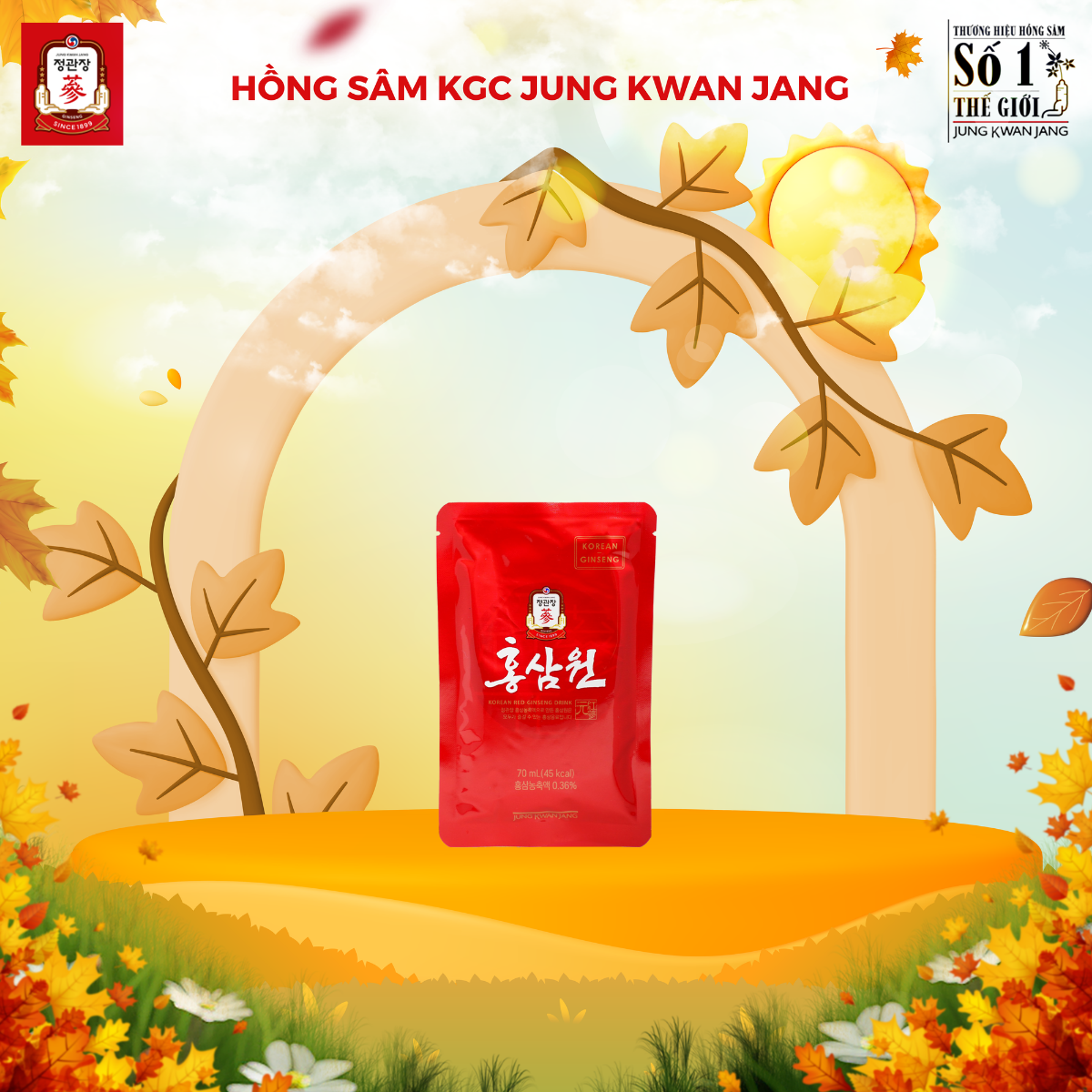  Nước Hồng Sâm Won 70 ml x 30 Gói 