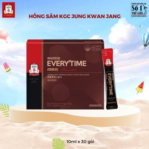 Tinh Chất Hồng Sâm Pha Sẵn KGC Extract Everytime Limited 10ml x 30 gói