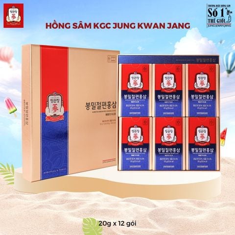 Hồng Sâm Lát Tẩm Mật Ong KGC Honeyed Slices 20 g x 12 Hộp