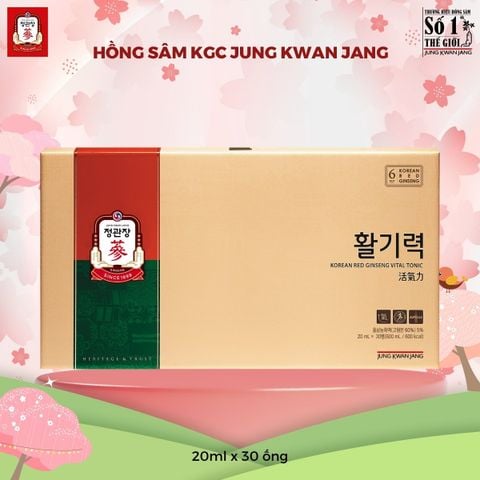 Nước Hồng Sâm KGC Vital Tonic  20ml x 30 Chai