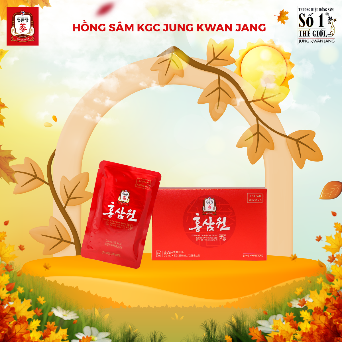  Nước Hồng Sâm Won 70 ml x 30 Gói 