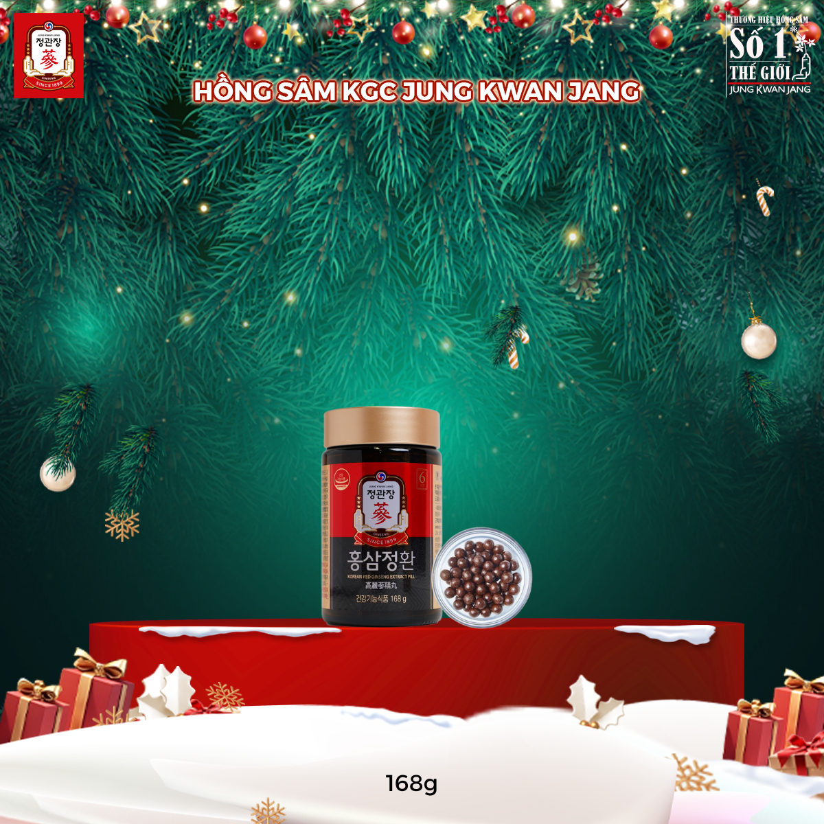 Viên Tinh Chất Hồng Sâm KGC Extract Pill 168g