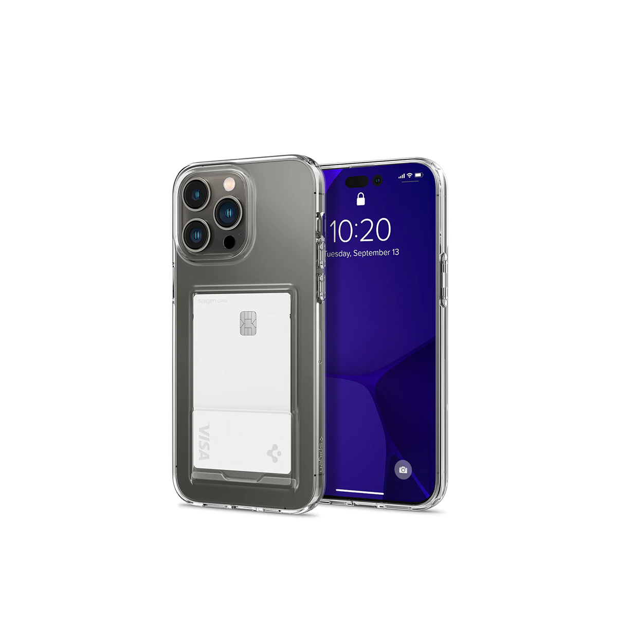  ỐP LƯNG IPHONE 14 PRO MAX / 14 PRO SPIGEN CRYSTAL SLOT DUAL 