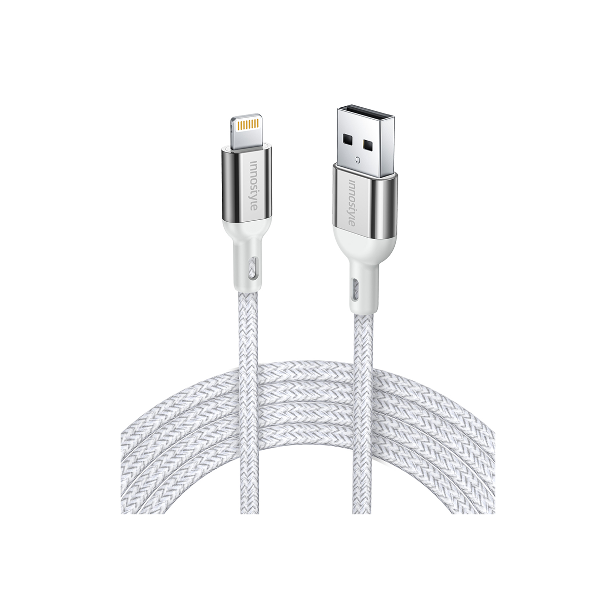  CÁP INNOSTYLE POWERFLEX USB-A TO LIGHTNING MFI 1.5M 12W IAL150AL 