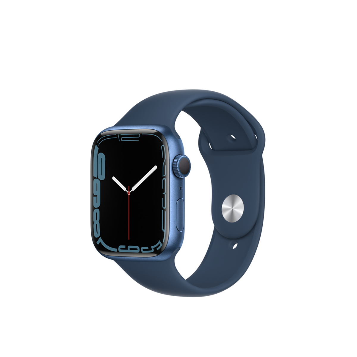  Apple Watch Series 7 GPS, Blue Aluminium Case with Abyss Blue Sport Band - Regular chính hãng 