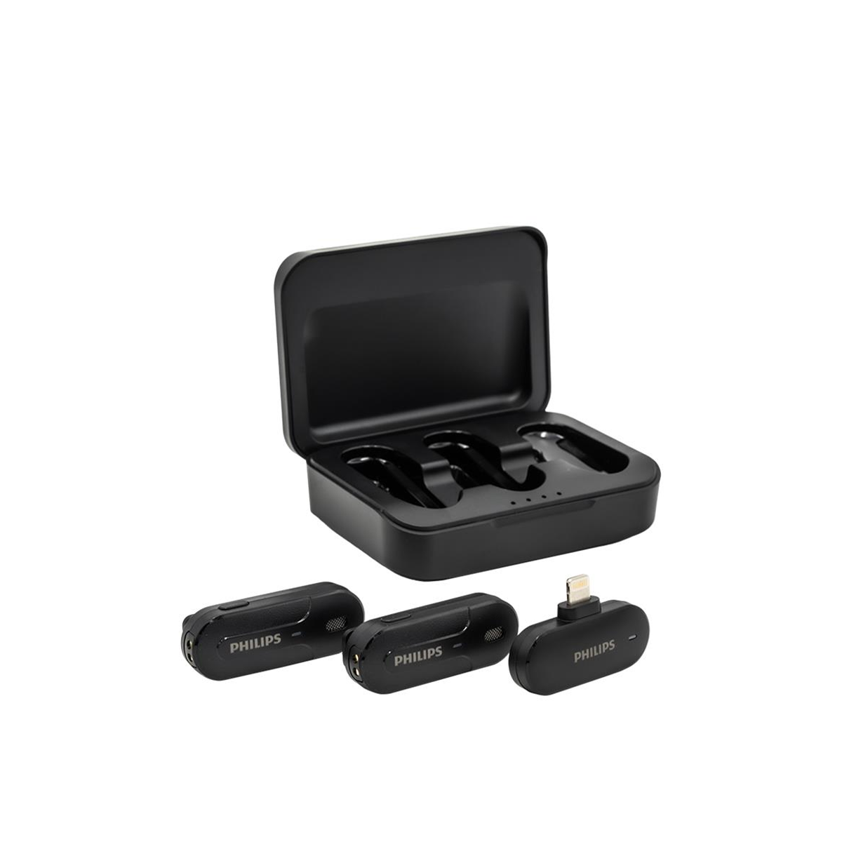  Bộ micro không dây cài áo Philips DLM9002L kết nối cổng Lighting (1 Receiver + 2 Mic) 