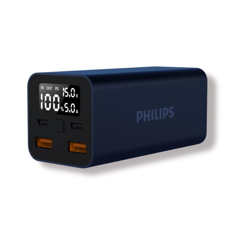  Pin sạc dự phòng Philips  Digital display 20.000mAh PD65W+22.5W DLP5721 