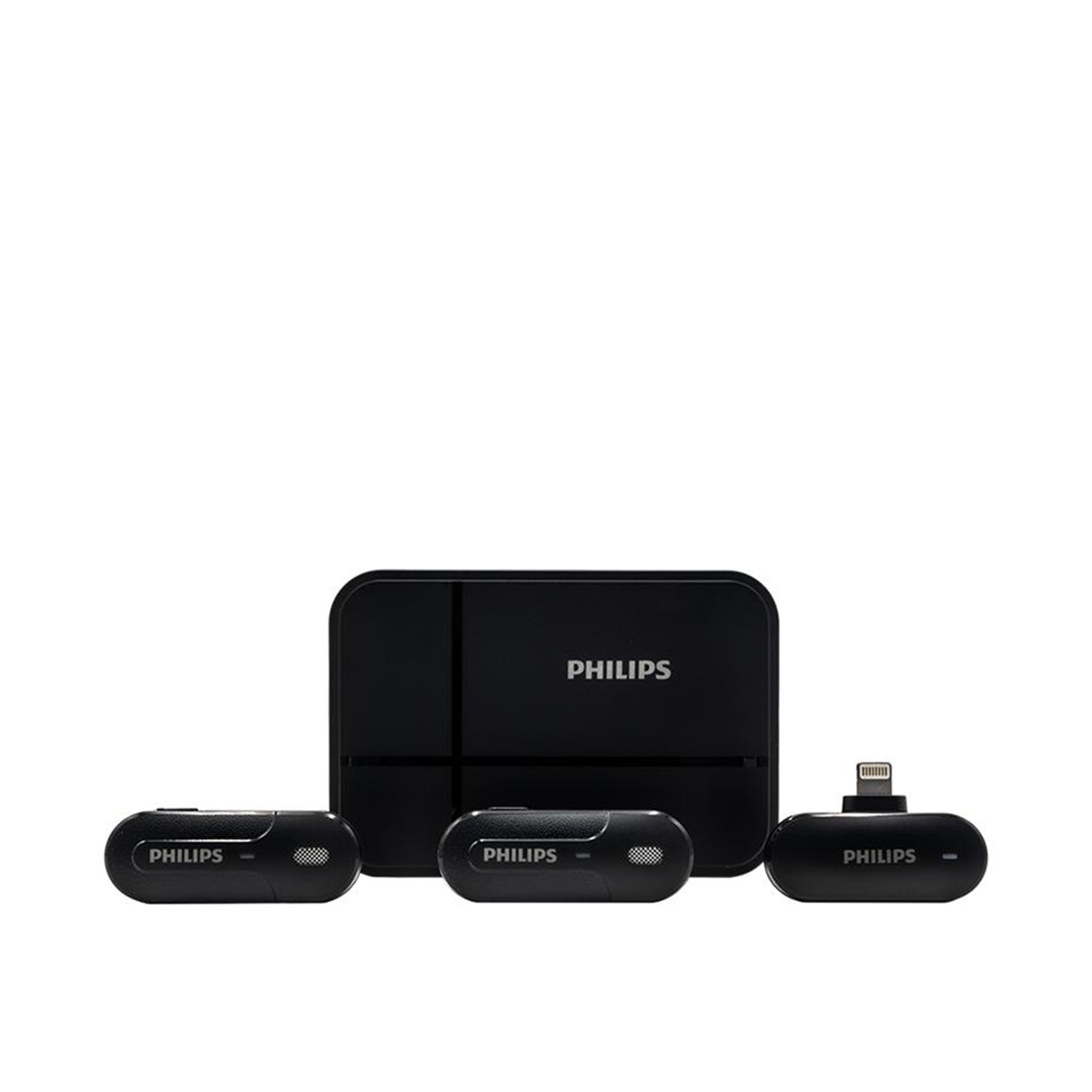  Bộ micro không dây cài áo Philips DLM9002L kết nối cổng Lighting (1 Receiver + 2 Mic) 