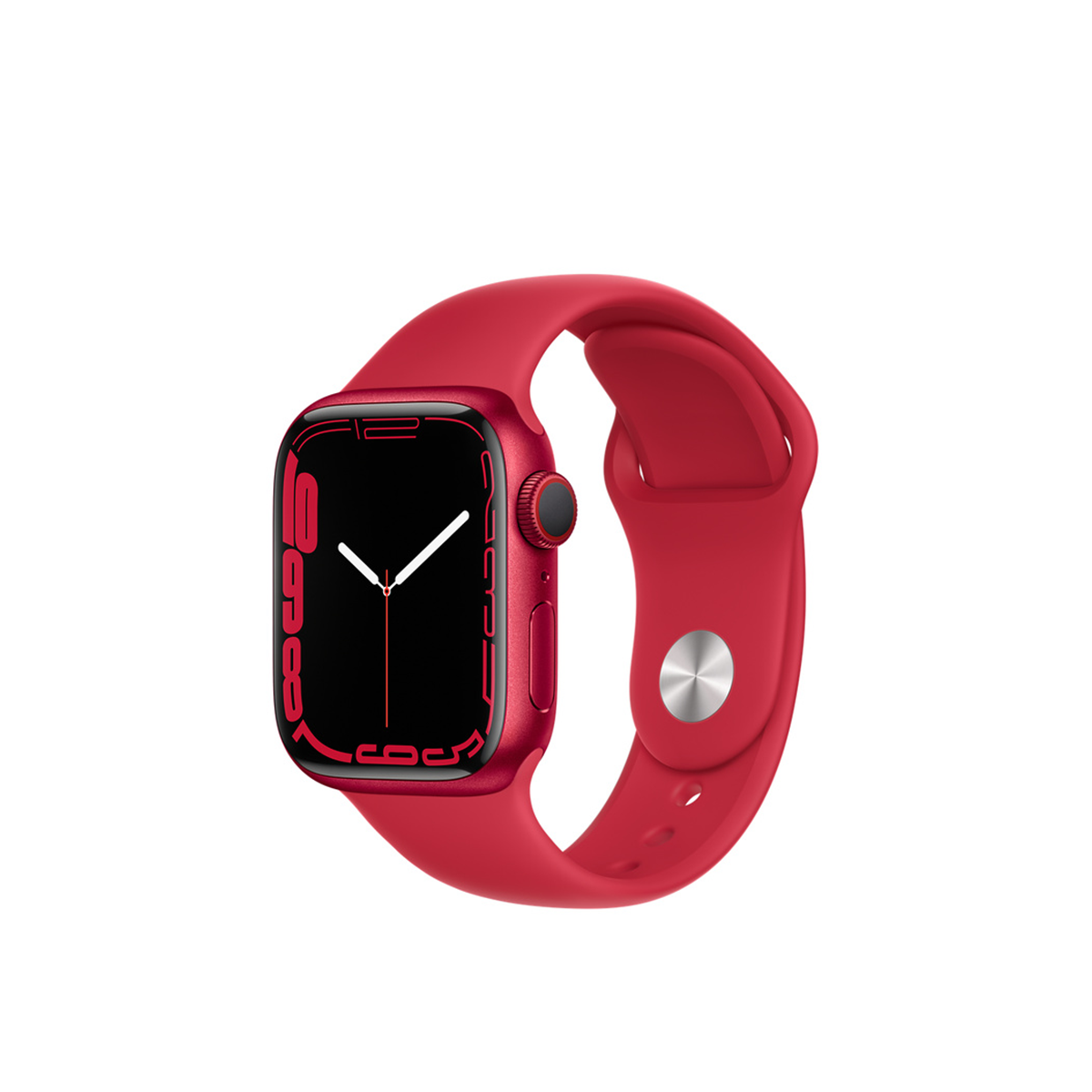  Apple Watch Series 7 GPS + Cellular, (PRODUCT)RED Aluminium Case with (PRODUCT)RED Sport Band - Regular 