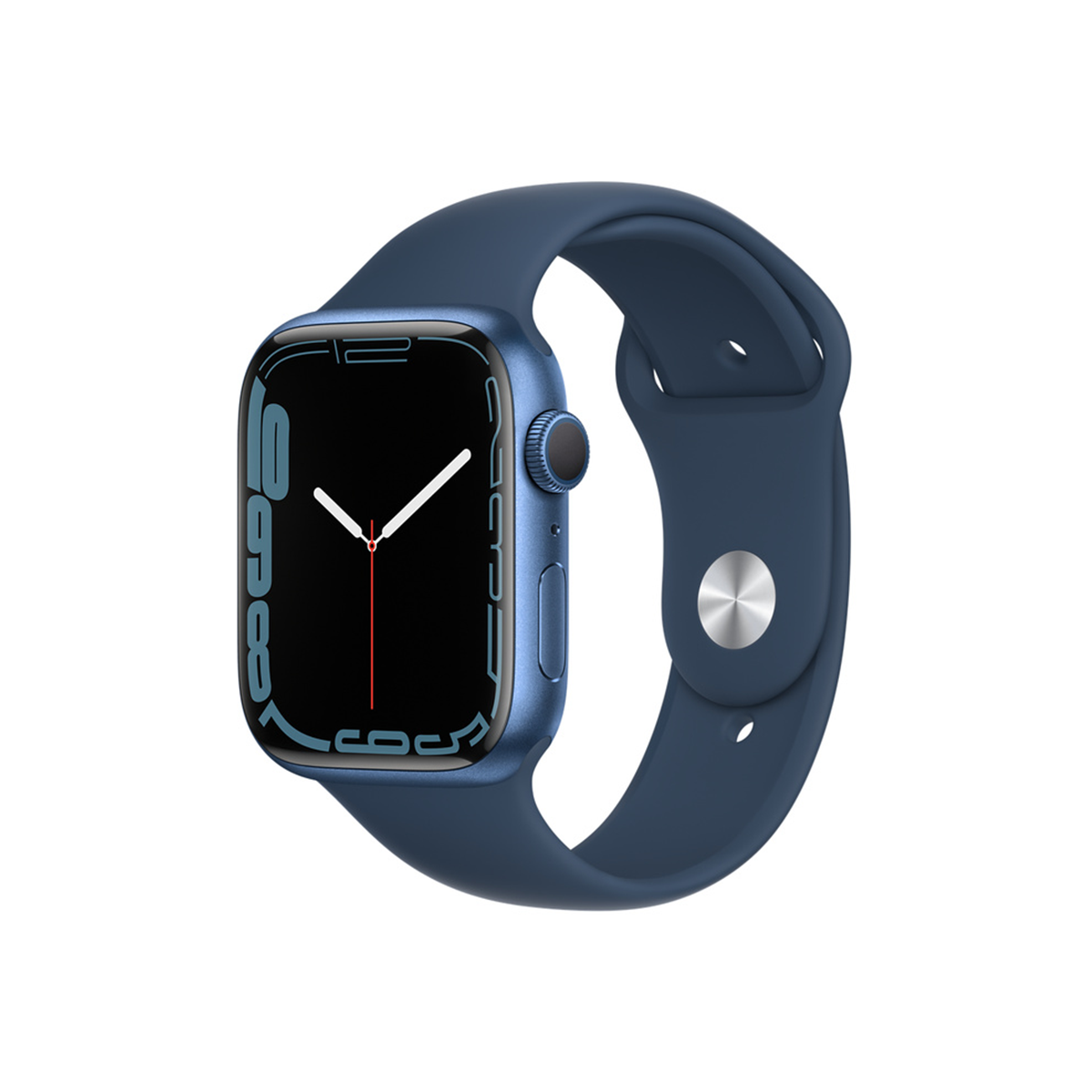  Apple Watch Series 7 GPS, Blue Aluminium Case with Abyss Blue Sport Band - Regular chính hãng 