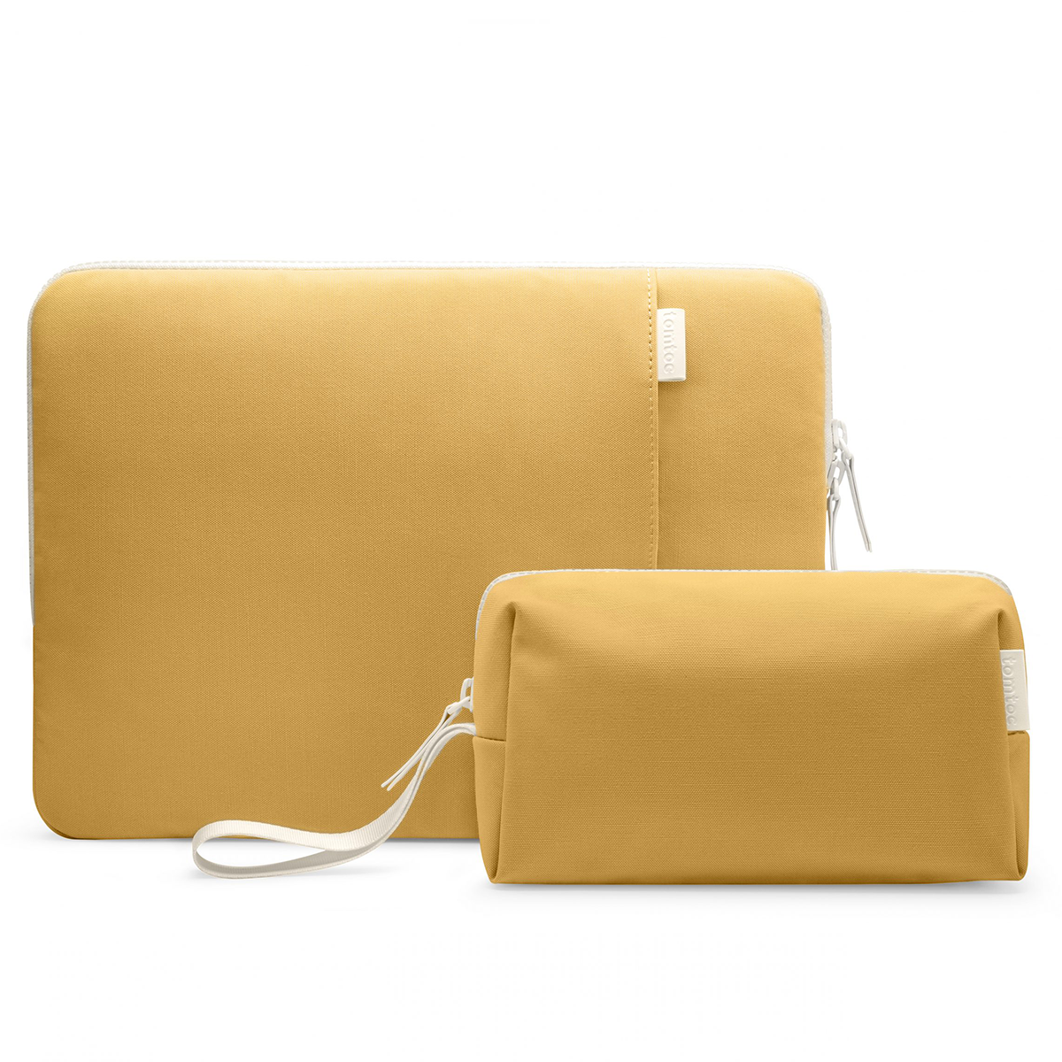  TÚI CHỐNG SỐC TOMTOC (USA) ORGANIZED CORNER ARMOR + POUCH MACBOOK AIR/PRO 13” NEW YELLOW A27-C02Y01 