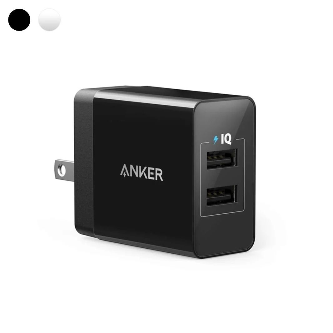  Sạc Anker 2 Cổng, 12w - [PowerPort 2 Lite, 2 x IQ port] - A2129 