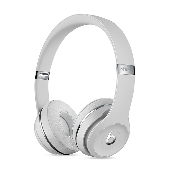  Beats Solo3 Wireless On-Ear Headphones – Satin Silver 