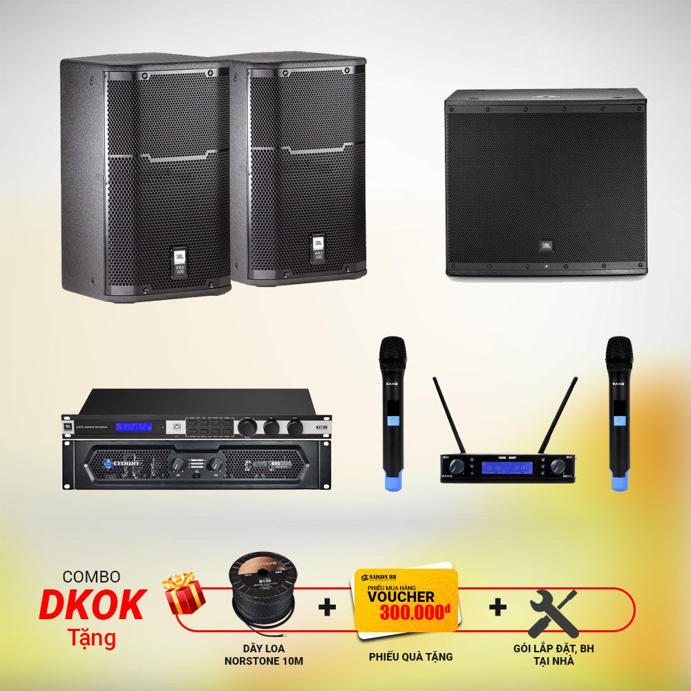  Crown Kvs 1000 - JBL PRX 412M - JBL Kx180 - JBL EON 618S - AKG Km200 