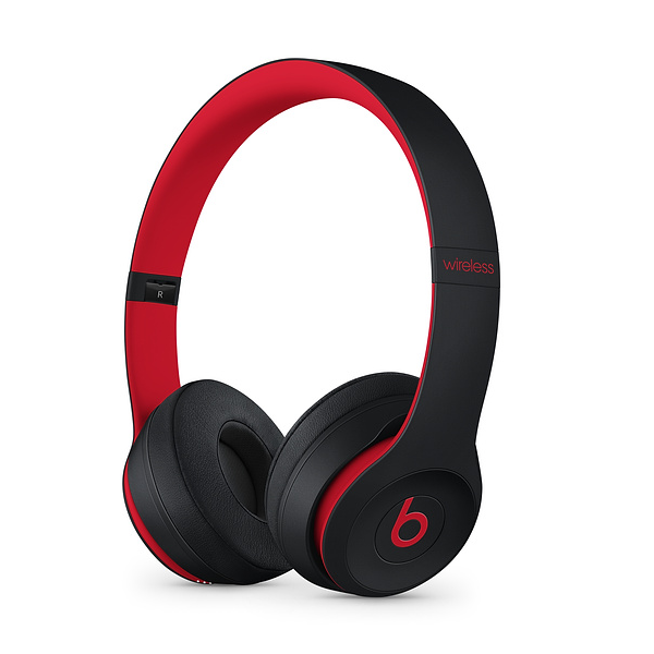  Beats Solo3 Wireless On-Ear Headphones – The Beats Decade Collection – Defiant Black-Red 