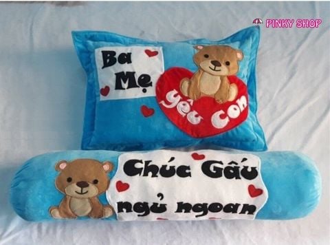 Gối in hình chữ nhật in hình lên gối tặng sinh nhật tặng người yêu