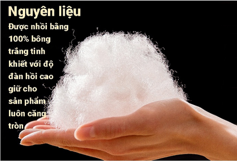 Bông gòn, bông nhồi gối, bông gòn làm đồ handmade Pinky Shop Mã - BGNG1