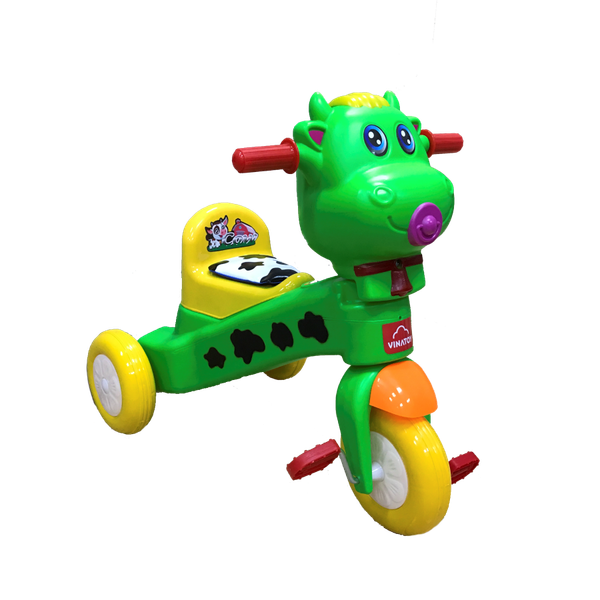  Xe 3 Bánh Nhựa Chợ Lớn L7 Con Bò - M1766-X3B 