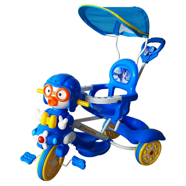  Xe 3 Bánh Nhựa Chợ Lớn L10 Chim Cánh Cụt BH (Có nhạc) - M1561B-X3B 