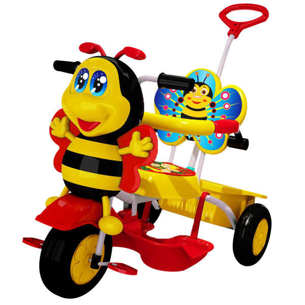  Xe 3 Bánh Nhựa Chợ Lớn L8 Con Ong ĐKBH - M1605-X3B 
